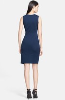 Thumbnail for your product : Jay Godfrey 'Vaughn' Faux Leather &  Ponte Knit Dress