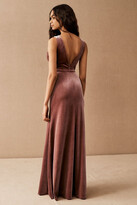 Thumbnail for your product : Jenny Yoo Logan Velvet Maxi Dress