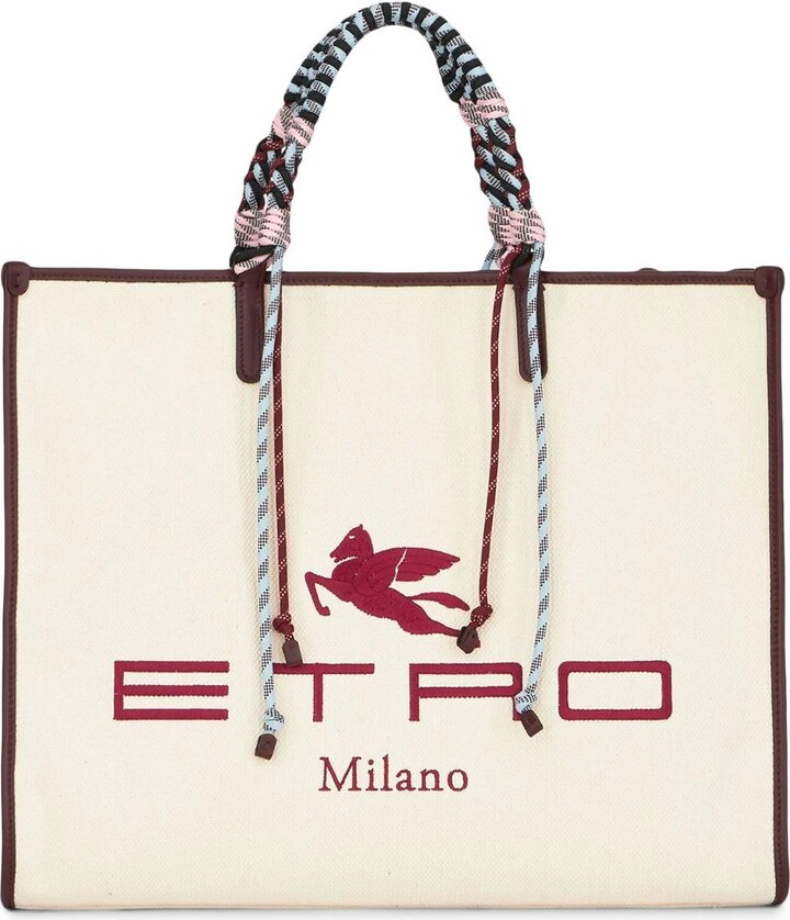 Women's Pegaso Paisley Shopping Bag by Etro