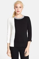 Thumbnail for your product : Kate Spade Colorblock Cotton Blend Sweater