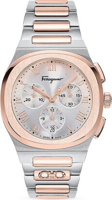 腕時計その他 Ferragamo Oval Stainless Steel Case Watch Amazon.com: Ferragamo Tonneau Chrono Collection Luxury Mens