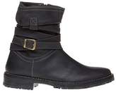 Thumbnail for your product : Hush Puppies New Girls Black Luceilie Leather Boots Ankle Zip