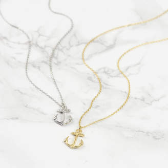 Nell Little Anchor Charm Necklace