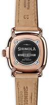 Thumbnail for your product : Shinola The Guardian Mother-Of-Pearl Leather Strap Watch