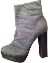 Thumbnail for your product : ASOS Gray suede boots
