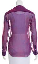 Thumbnail for your product : Etoile Isabel Marant Printed Long Sleeve Top