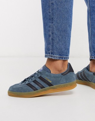 adidas gazelle gum sole blue