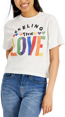 Mad Engine Juniors' Feeling The Love-Graphic T-Shirt