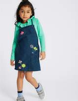 Thumbnail for your product : Marks and Spencer 2 Piece Pinafore & Top Outfit (3 Months - 7 Years)