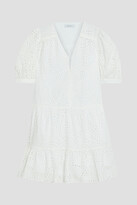 Thumbnail for your product : Iris & Ink Helene gathered broderie anglaise cotton dress