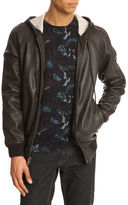 Thumbnail for your product : Marc by Marc Jacobs Hoddie Black Leather Jacket