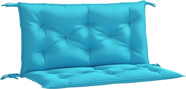 Garden Bench Cushions 2pcs Turquoise 39.4"x19.7"x2.8" Fabric