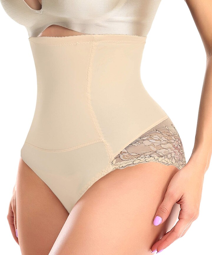 Figninget Spandex Underwear for Women Suck in Tummy Pants Slimming