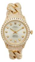 Thumbnail for your product : Shay Vintage Rolex Oyster Diamond & 18kt Gold Watch - Womens - Gold