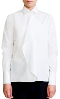 Thumbnail for your product : Valentino Drape-Detail Collared Shirt
