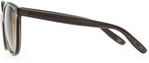 Thumbnail for your product : Bottega Veneta Matte-Temple Round Sunglasses, Dark Gray