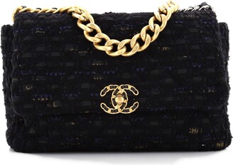 chanel lam bskin quilted large pearl chain flap bag black