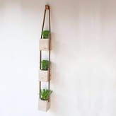 Thumbnail for your product : FactoryTwentyOne Wooden Hanging Wall Pot Planters