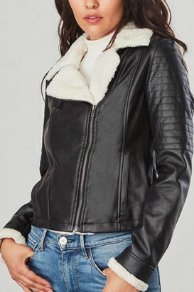 BB Dakota Black Fur Jacket