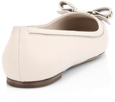 Thumbnail for your product : Ferragamo Varina Leather Ballet Flats
