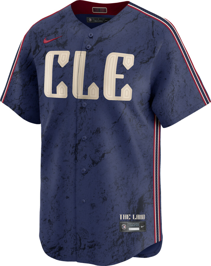 Nike Cleveland Guardians City Connect Men's Dri-FIT ADV MLB Limited Jersey in Blue | LM2507YGGUA-1U2