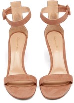 Thumbnail for your product : Gianvito Rossi Portofino 85 Suede Sandals - Nude