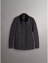 Thumbnail for your product : Burberry Lambskin Yoke Diamond Quilted Jacket
