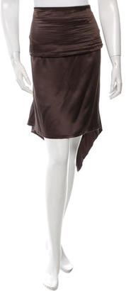 Lanvin Silk Overlay Skirt