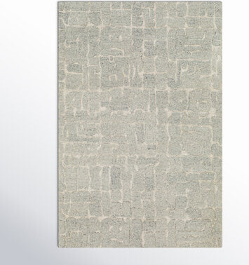 Joss & Main Rafe Handmade Wool Gray Area Rug