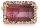 Thumbnail for your product : Irene Neuwirth 18kt Rose Gold, Pink Tourmaline & Diamond Ring - Womens - Pink