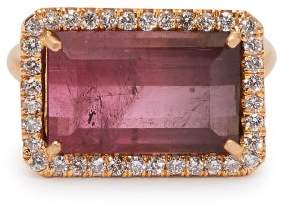 Irene Neuwirth 18kt Rose Gold, Pink Tourmaline & Diamond Ring - Womens - Pink