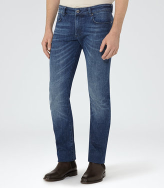 Reiss Division Mid Wash Jeans