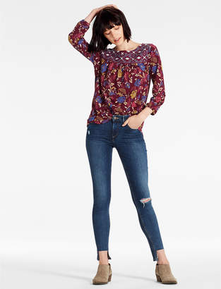 Lucky Brand Aren Embroidered Top