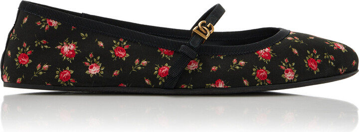 Print Ballet Flats& Gabbana