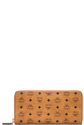 mcm zipper wallet