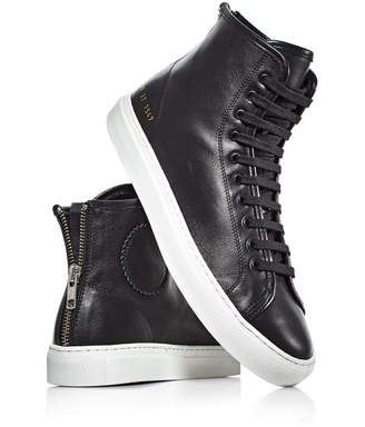 Common Projects Tournament Leather High-Top Sneakers