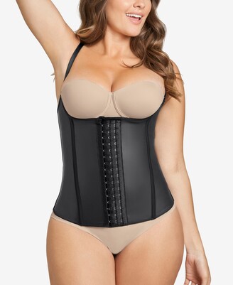 Leonisa Synthetic Latex-free Sculpting Waist Cincher in Black Womens Clothing Lingerie Corsets and bustier tops 
