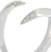 Thumbnail for your product : Shaun Leane sterling silver Signature diamond open ring