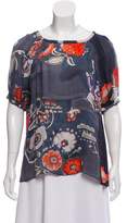 Thumbnail for your product : Chloé Silk Printed Top
