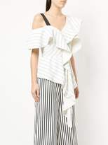 Thumbnail for your product : Self-Portrait structured asymmetric top