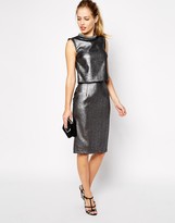 Thumbnail for your product : Oasis Metallic Pencil Skirt