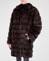 Thumbnail for your product : Gorski Horizontal Sable Fur Stroller Coat
