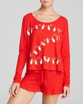 Thumbnail for your product : Wildfox Couture Pajama Set - Cabin Fever Christmas Lights