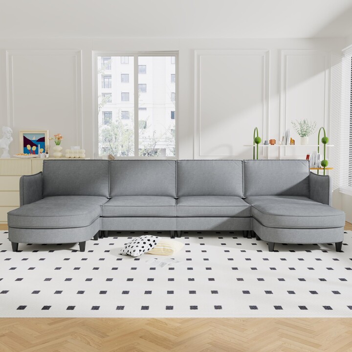 GDFStudio Aurla 141.50'' Oversized Sectional Sofa