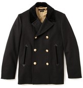 Thumbnail for your product : Marc Jacobs Velvet Collar Pea Coat
