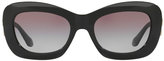 Versace - lunettes de soleil rectangulaires - women - Nylon - Taille Unique
