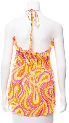 Milly Printed Halter Top
