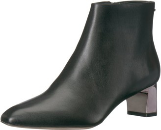 calvin klein fara leather booties
