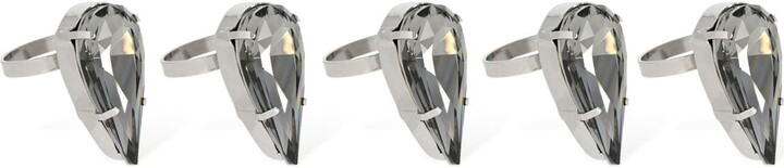 EGONLAB Swarovski Crystal Nail Rings - ShopStyle Jewellery