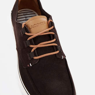 Lacoste Men's Esparre Deck 118 1 Suede Boat Shoes